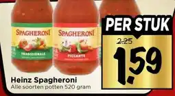 Vomar Voordeelmarkt Heinz Spagheroni aanbieding