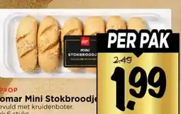 Vomar Voordeelmarkt Vomar Mini Stokbroodję aanbieding