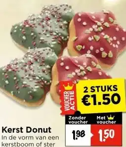 Vomar Voordeelmarkt Kerst Donut aanbieding