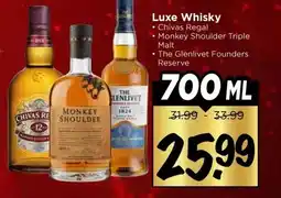 Vomar Voordeelmarkt Luxe Whisky aanbieding