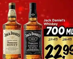 Vomar Voordeelmarkt Jack Daniel's Whiskey aanbieding