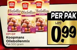 Vomar Voordeelmarkt Koopmans Oliebollenmix aanbieding