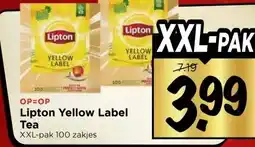 Vomar Voordeelmarkt Lipton Yellow Label Tea aanbieding