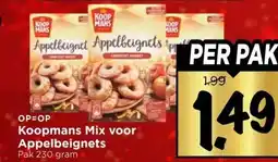 Vomar Voordeelmarkt Koopmans Mix voor Appelbeignets aanbieding