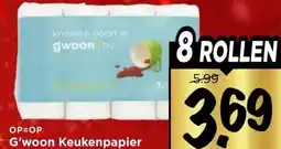 Vomar Voordeelmarkt G'woon Keukenpapier aanbieding