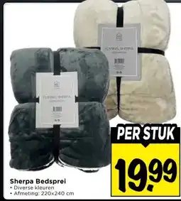 Vomar Voordeelmarkt Sherpa Bedsprei aanbieding