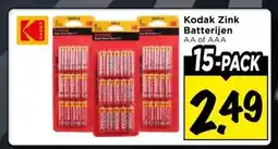 Vomar Voordeelmarkt Kodak Zink Batterijen aanbieding