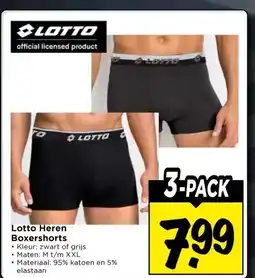 Vomar Voordeelmarkt Lotto Heren Boxershorts aanbieding