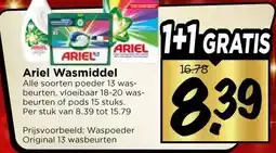 Vomar Voordeelmarkt Ariel Wasmiddel aanbieding