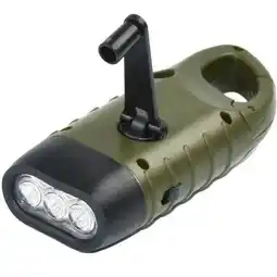 ANWB Flinq 2 pack Solar Survival Flashlight Zaklamp LegerGroen aanbieding