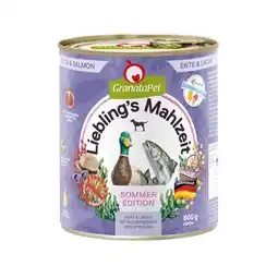 Zooplus Granatapet Liebling´s Mahlzeit Limited Zomereditie Hondenvoer - Eend & Zalm (24 x 800 g) aanbieding