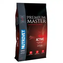 Zooplus Economy pakket: 2x15kg Nutrivet Premium Master Active droog hondenvoer aanbieding