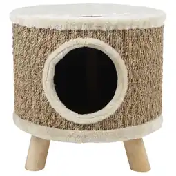 Pets Place Adori Kyra Krab En Ligmeubel - Krabpalen - 36x36x36 cm Natural Beige aanbieding