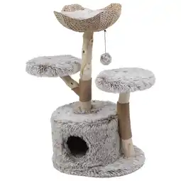 Pets Place Adori Krabpaal Maya - Krabpalen - 60x45x105 cm Wit Bruin aanbieding