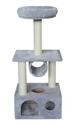 Pets Place Adori Krabpaal Ivy - Krabpalen - 50x35x116 cm Grijs aanbieding