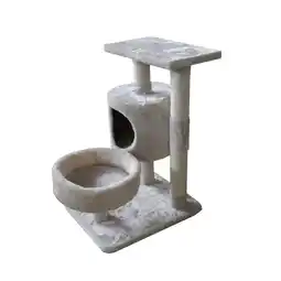 Pets Place Adori Krabpaal Evi - Krabpalen - 50x40x70 cm Ivoor aanbieding