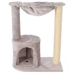 Pets Place Adori Krabpaal Minous - Krabpalen - 40x30x60 cm Grijs aanbieding