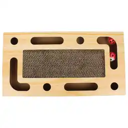 Pets Place Adori Kartonnen Krabplank Rox - Krabpalen - 48x25x5 cm Bruin aanbieding