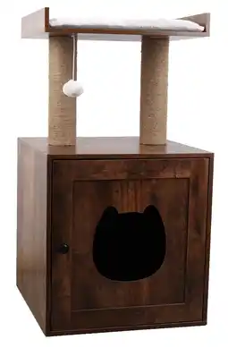 Pets Place Adori Kattenmeubel Silva - Krabpalen - 50x48x89 cm Bruin aanbieding