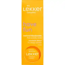 Etos The Lekker Company Mandarijn & Citroen Deodorant Crème 30 GR aanbieding
