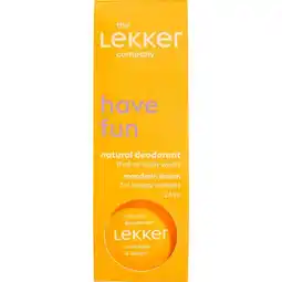 Etos The Lekker Company Mandarijn & Citroen Deodorant Crème 30 GR aanbieding