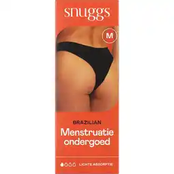 Etos Snuggs period underwear Brazilian light black M aanbieding