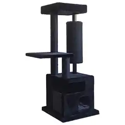 Pets Place Adori Blaze - Krabpaal - 50x50x129 cm Zwart aanbieding