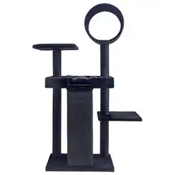 Pets Place Adori Krabpaal Rogue - Krabpalen - 60x40x152 cm Zwart aanbieding