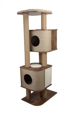 Pets Place Adori Krabpaal Nora - Krabpalen - 59x38x148 cm Multi-Color aanbieding