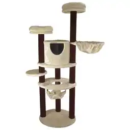 Pets Place Adori Krabpaal Bolero - Krabpalen - 60x48x180 cm Wit aanbieding