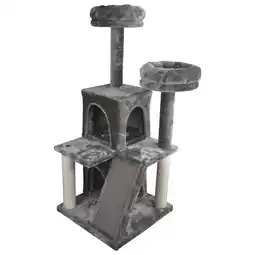 Pets Place Adori Krabpaal Bailey - Krabpalen - 50x50x116 cm Grijs aanbieding