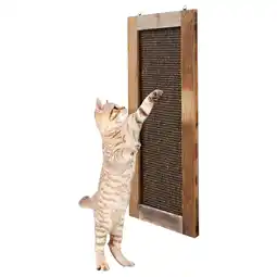 Pets Place Adori Krabplank Met Lijst - Krabpalen - 50x30 cm Bruin aanbieding