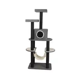 Pets Place Adori Krabpaal Anna - Krabpalen - 70x49x174 cm Grijs aanbieding