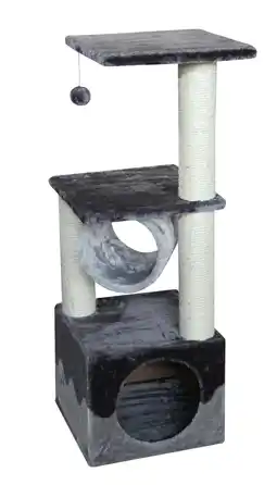 Pets Place Adori Krabpaal Katja - Krabpalen - 35x35x99 cm Grijs aanbieding