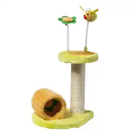 Pets Place Adori Krabpaal Kitten - Krabpalen - 23x19x40 cm Groen Groen aanbieding