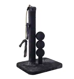 Pets Place Adori Krabpaal Rona - Krabpalen - 48x38x74 cm Zwart aanbieding