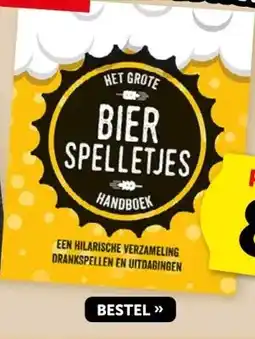 Boekenvoordeel HET GROTE BIER SPELLETJES aanbieding