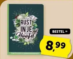 Boekenvoordeel RUST INJE Hoofd aanbieding