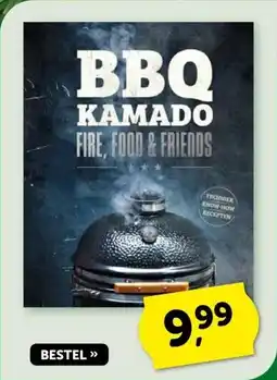 Boekenvoordeel BBQ KAMADO FIRE, FOOD&FRIENDS aanbieding