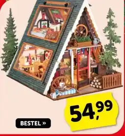 Boekenvoordeel Robotime A-Frame Cabin aanbieding