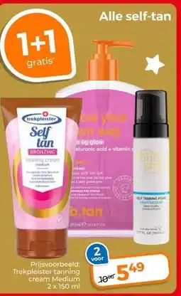 Trekpleister Alle self-tan aanbieding