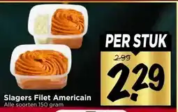 Vomar Voordeelmarkt Slagers Filet Americain aanbieding