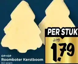 Vomar Voordeelmarkt Roomboter Kerstboom aanbieding