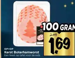 Vomar Voordeelmarkt Kerst Boterhamworst aanbieding