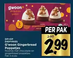 Vomar Voordeelmarkt DIEPVRIES G'woon Gingerbread Poppetjes aanbieding