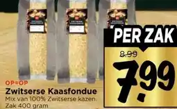 Vomar Voordeelmarkt Zwitserse Kaasfondue aanbieding