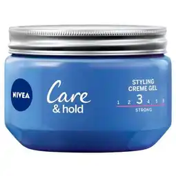 Trekpleister NIVEA Care & Hold Crème Hold 3 Haargel aanbieding
