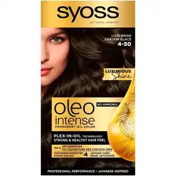 Trekpleister Syoss Oleo Intense 4-50 IJzig Bruin Haarkleuring aanbieding