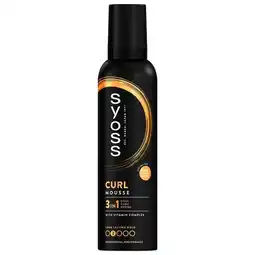 Trekpleister SYOSS Curl Control Haarmousse aanbieding