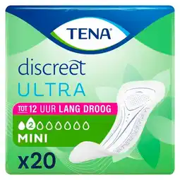 Trekpleister Tena Lady Discreet Ultra Mini Verbanden aanbieding
